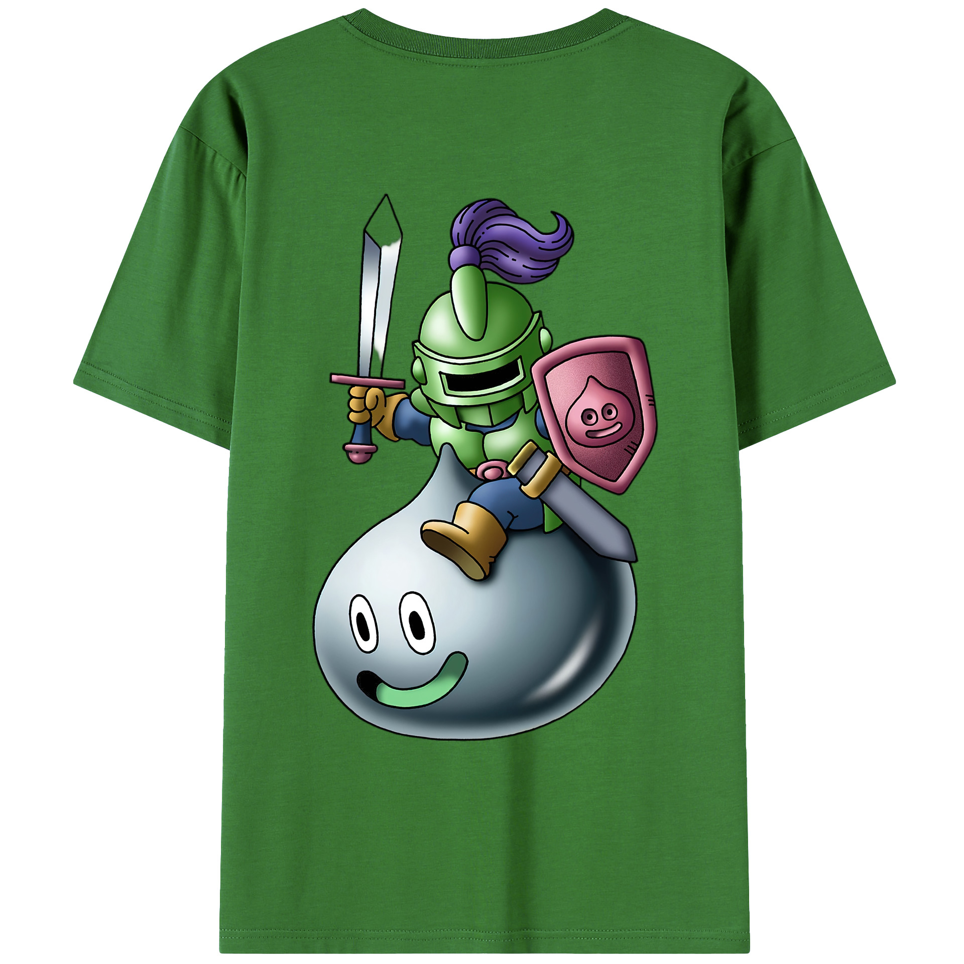 （画像用） ドラゴンクエスト Doragon Kuesuto Dragon Quest レディース半袖Tシャツ(バックプリント)